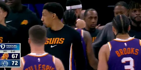 必一运动-杰伦-格林抢断单臂劈扣，太阳下半场开局轰出11-2打停魔术